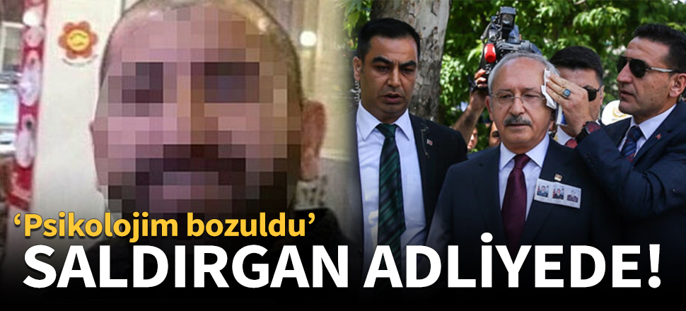Yumurtalı saldırgan adliyede!