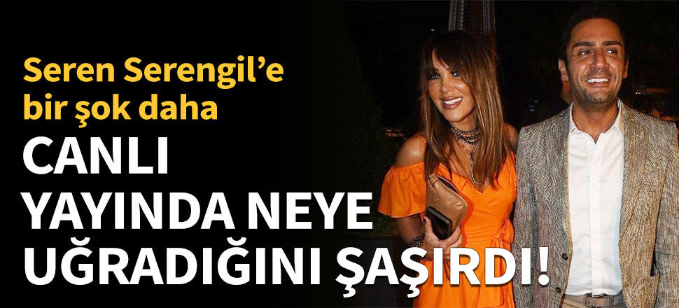 Canlı yayında neye uğradığını şaşırdı!