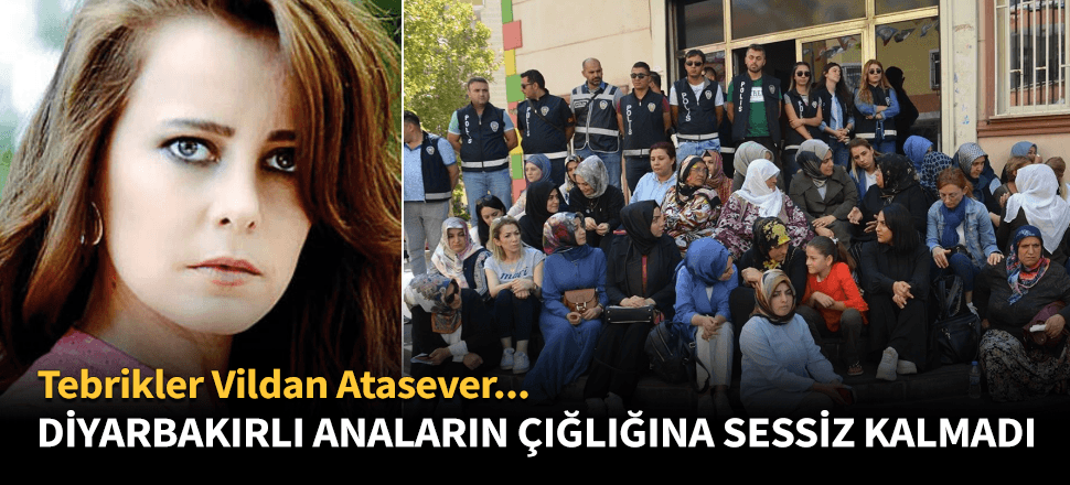 Ünlü sanatçı Diyarbakırlı anaların çığlığına sessiz kalmadı!