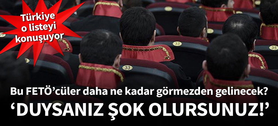 "Listedeki isimleri duysanız 'şok' olursunuz!"