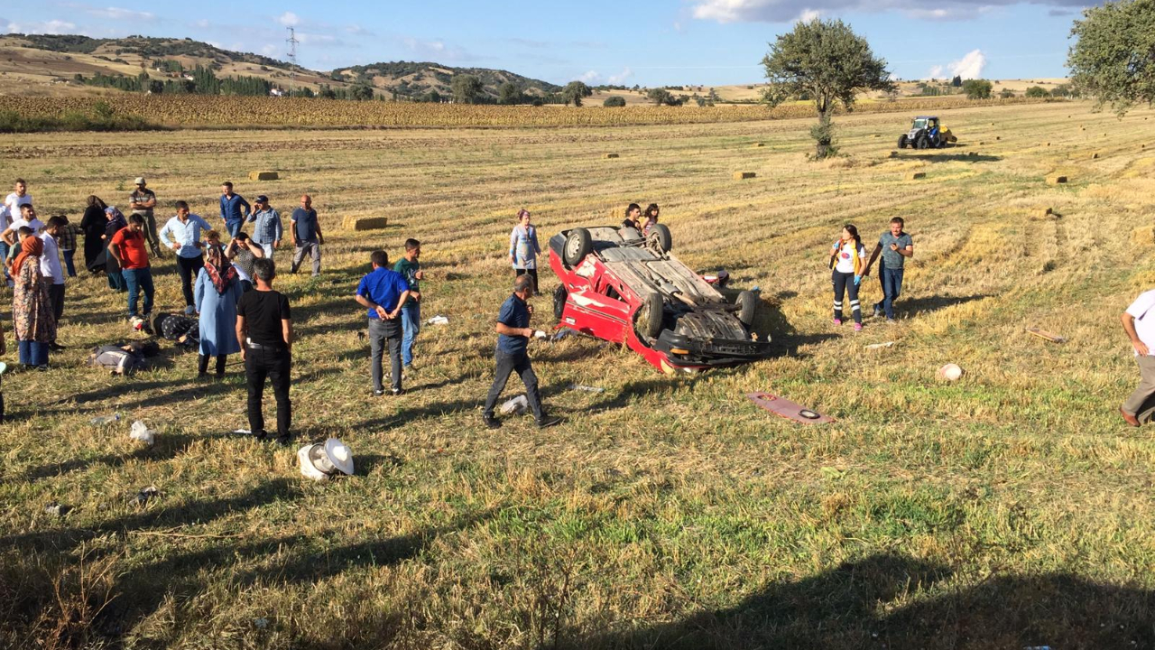 Çorum'da feci kaza!