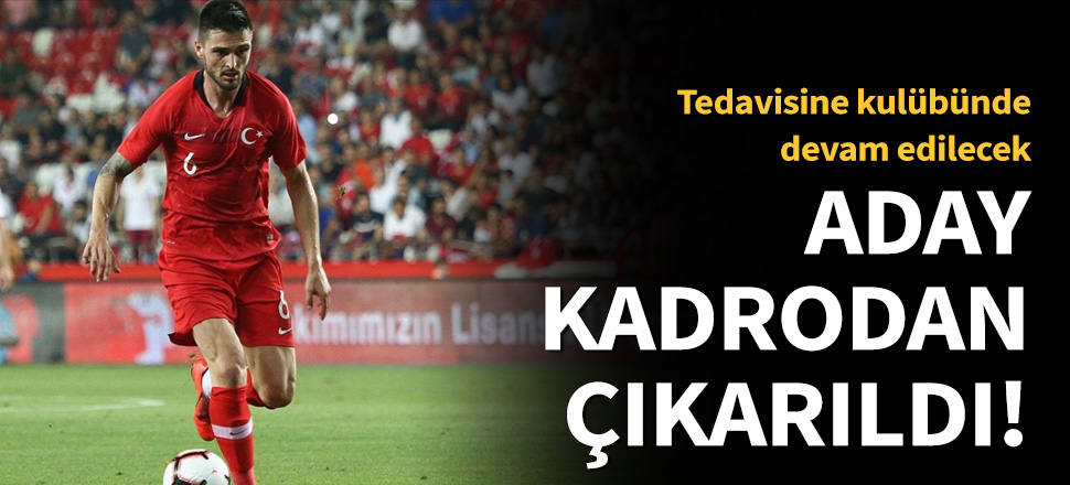 Moldova maçında forma giyemeyecek!