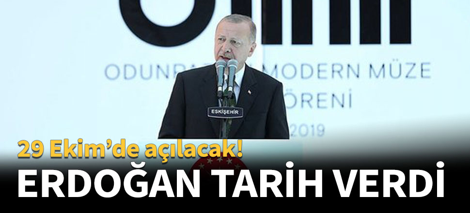 Cumhurbaşkanı Erdoğan müjdeyi Eskişehir'de verdi!