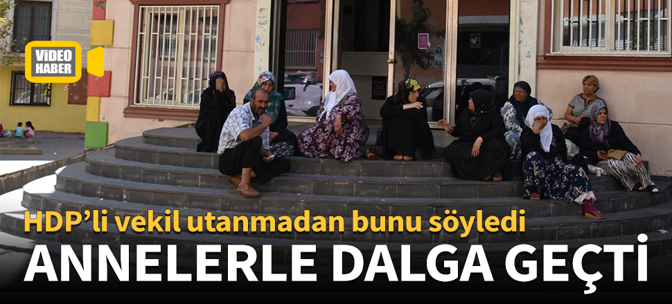 HDP'li vekil utanmadan bunu söyledi!