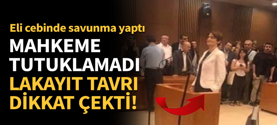 Mahkeme tutuklamadı, lakayıt tavrı dikkat çekti