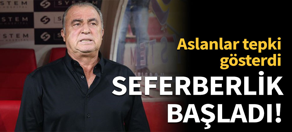 Galatasaray'da Fatih Terim seferberliği başladı!