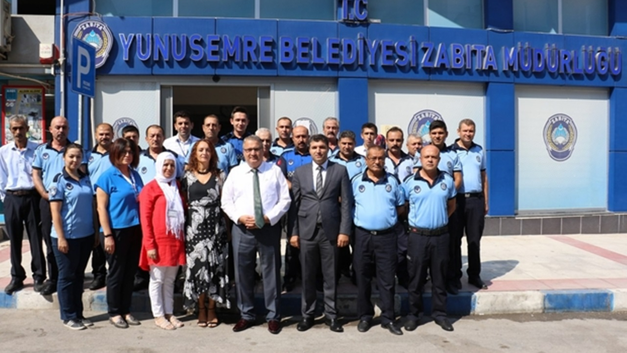 Manisa'da Başkan Mehmet Çerçi’den Zabıta Teşkilatına ziyaret