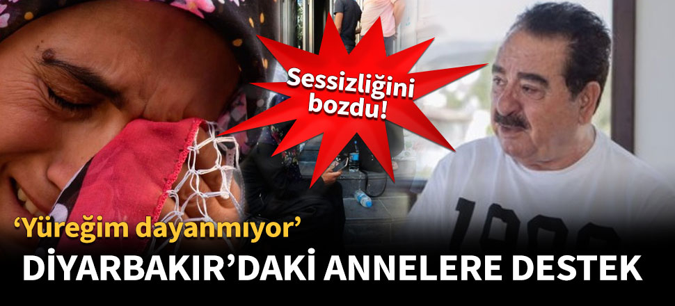 Tatlıses'ten Diyarbakır'daki annelere destek!