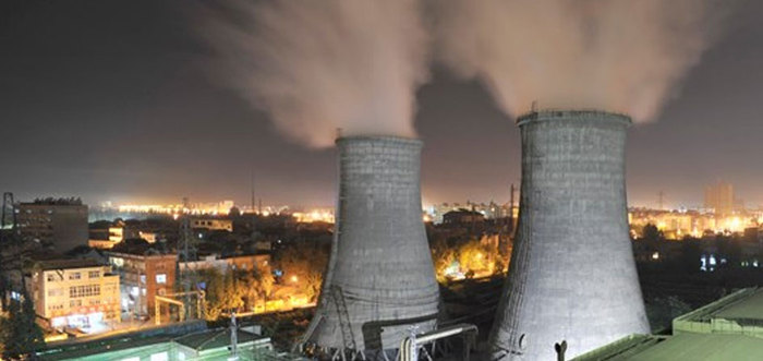 Çin'de elektrik santrali inşaatında göçük