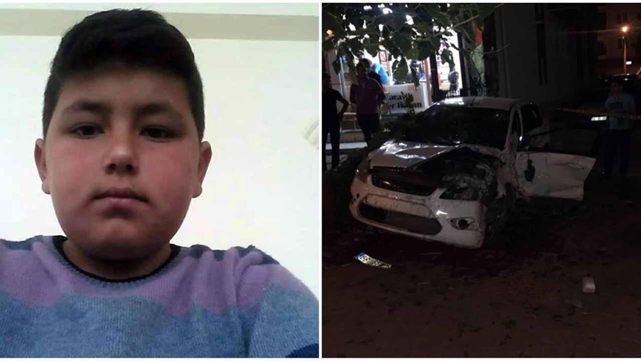 Alkollü sürücü bisiklet süren çocuğa çarptı...