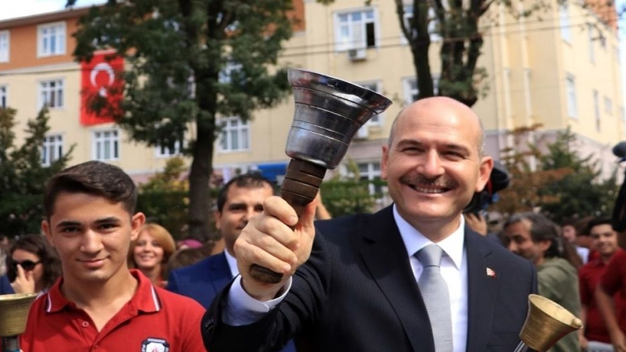 İstanbul'da Bakan Süleyman Soylu ilk ders zilini çaldı