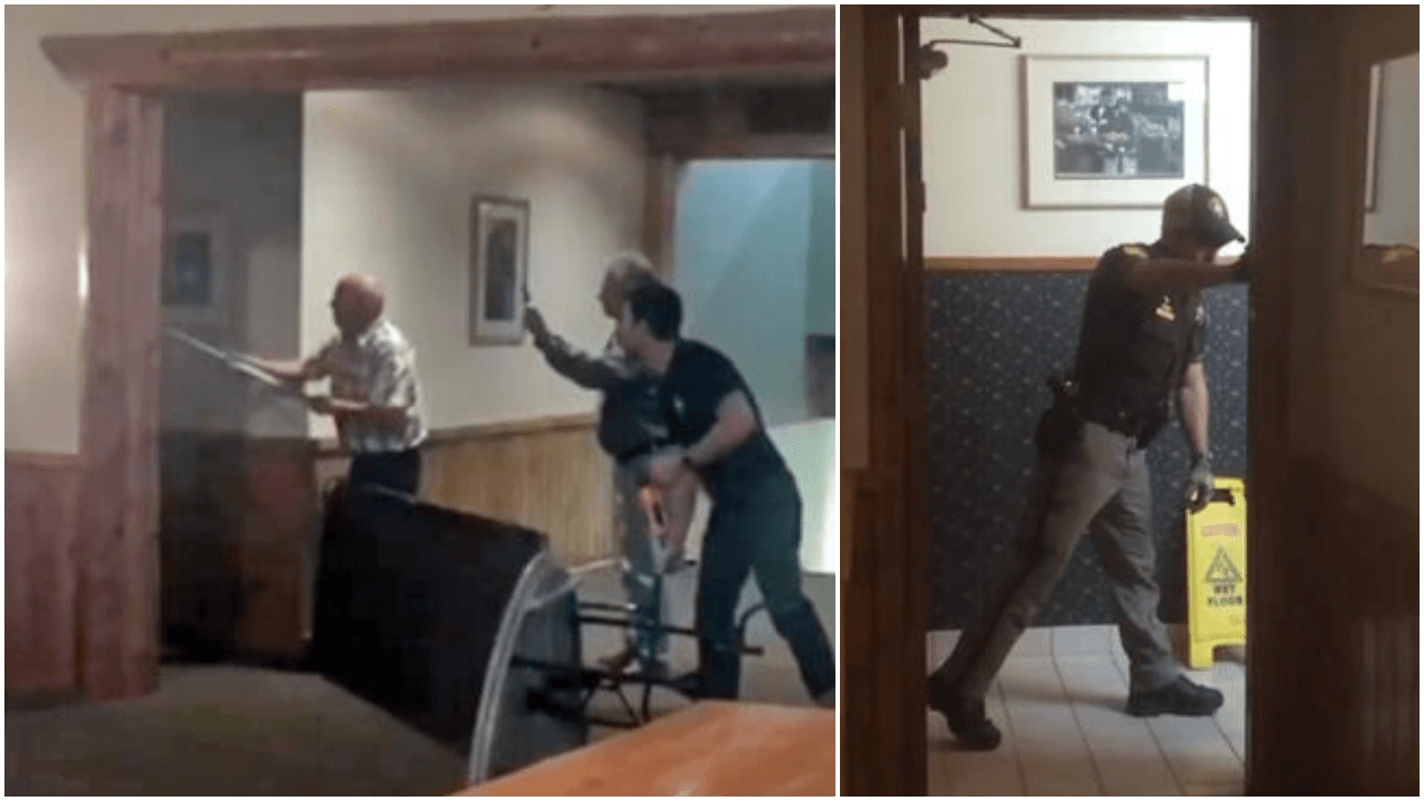 Sopayı eline alan kadınlar tuvaletine koştu!