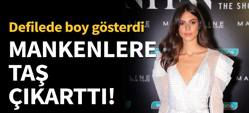 Deren Talu mankenlere taş çıkarttı!