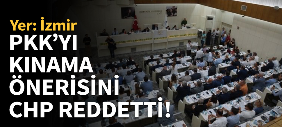 PKK'yı kınama önerisini CHP reddetti!