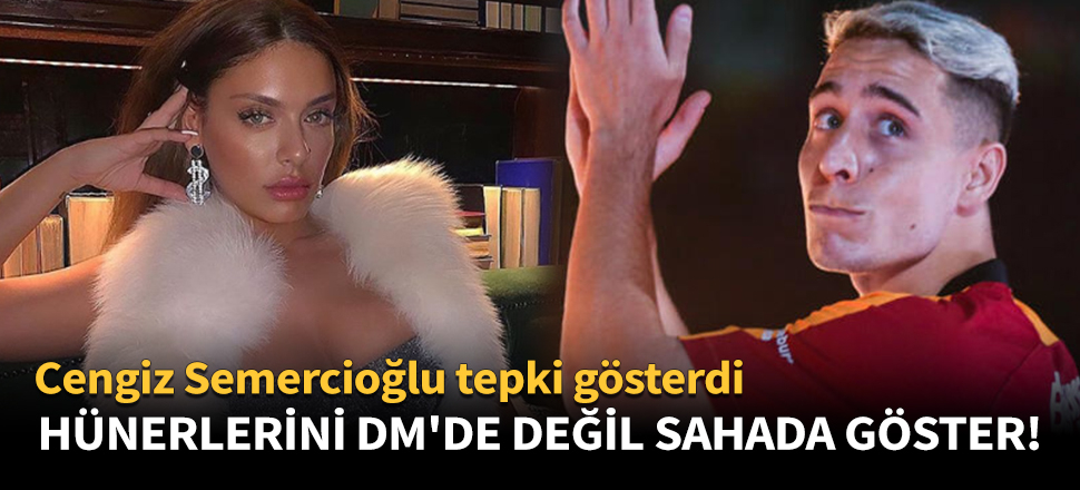 "Hünerlerini DM’de değil, sahada göster Emre Mor"