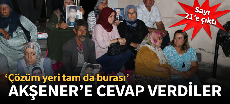 Diyarbakır annelerinden Akşener'e cevap!