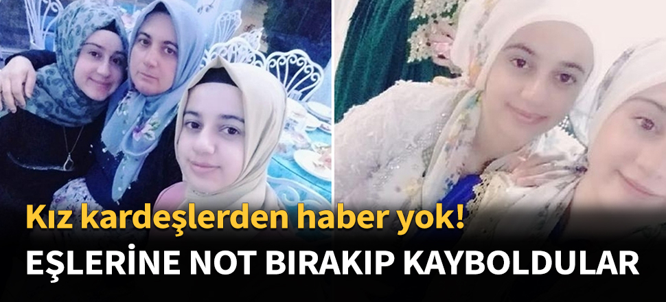 Eşlerine not bırakıp ortadan kayboldular!