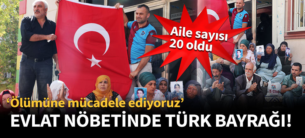 Evlat nöbetinde Türk Bayrağı!