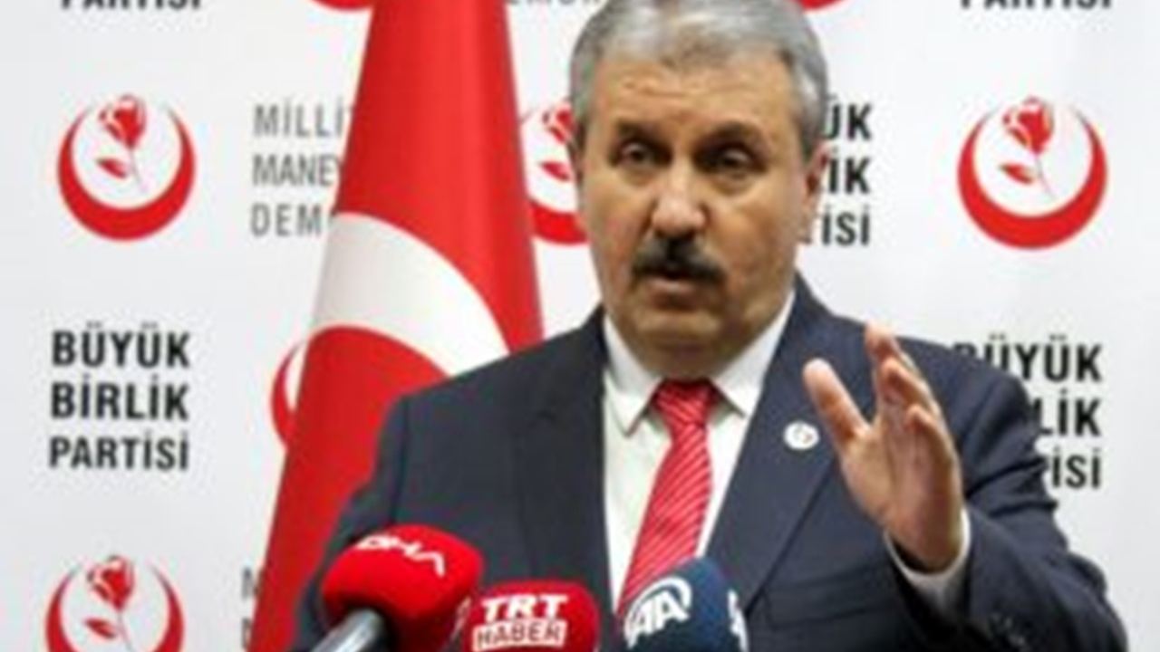 Ankara'da Mustafa Destici: HDP, PKK'nın siyasi şubesidir, terör yuvasıdır