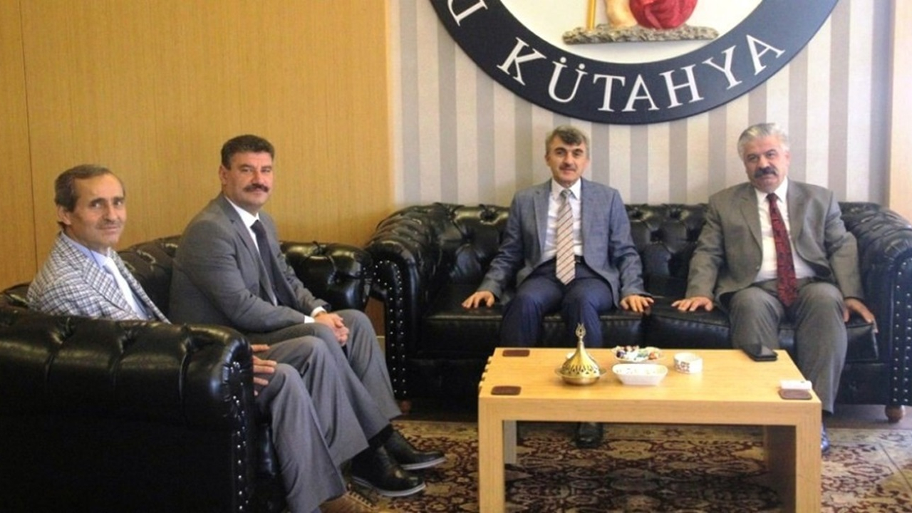 Kütahya'da Emniyet Müdürü Hasan Çevik’ten Rektör Uysal’a ziyaret