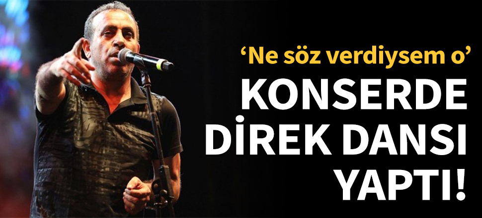 Haluk Levent direk dansı yaptı!