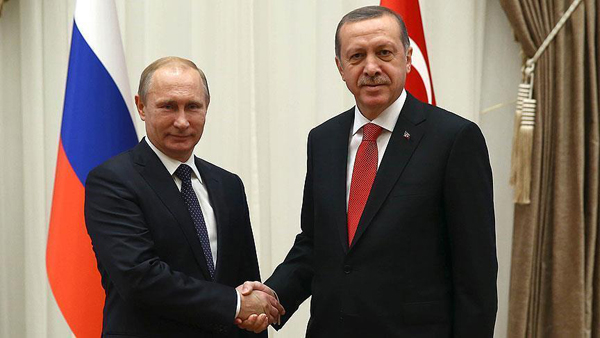 Cumhurbaşkanı Erdoğan ile Putin görüştü