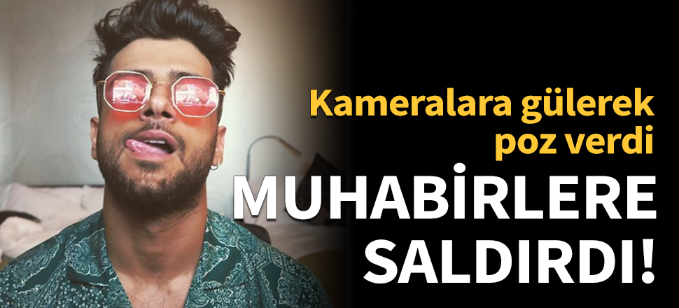 Konuşmak isteyen muhabire saldırdı!