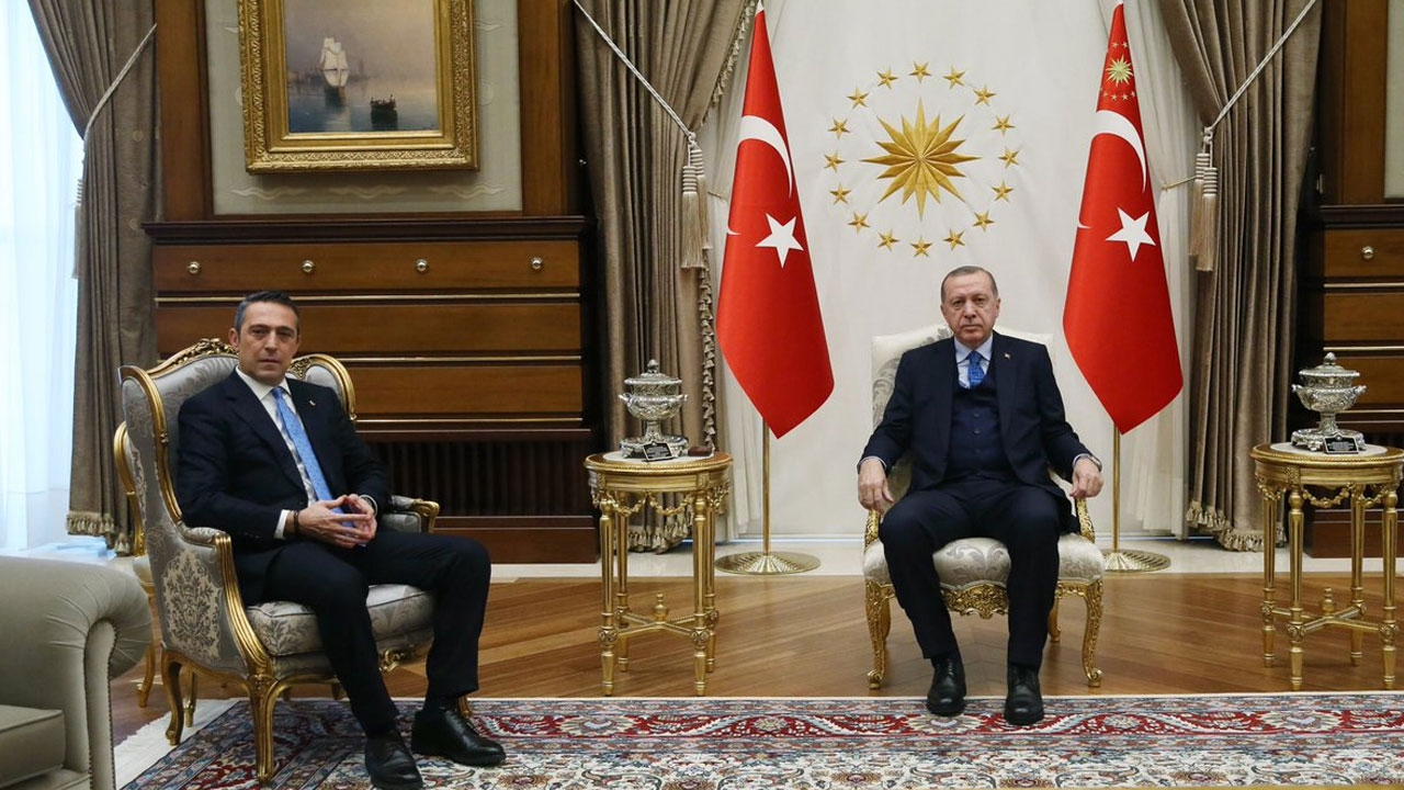 Cumhurbaşkanı Erdoğan, Ali Koç'u kabul etti...