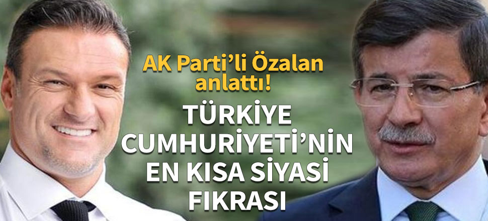 Türkiye Cumhuriyeti'nin en kısa siyasi fıkrası!