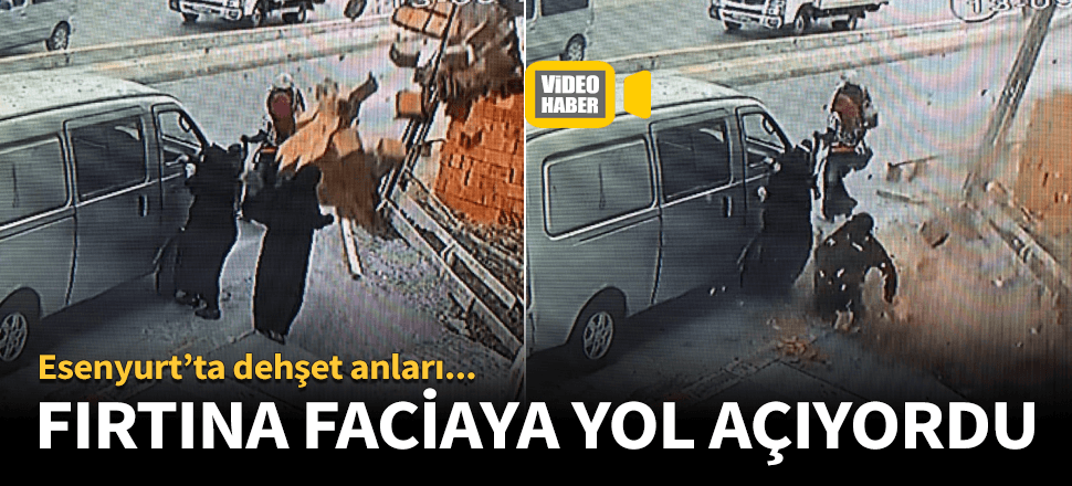 İstanbul'da fırtına faciaya yol açıyordu!