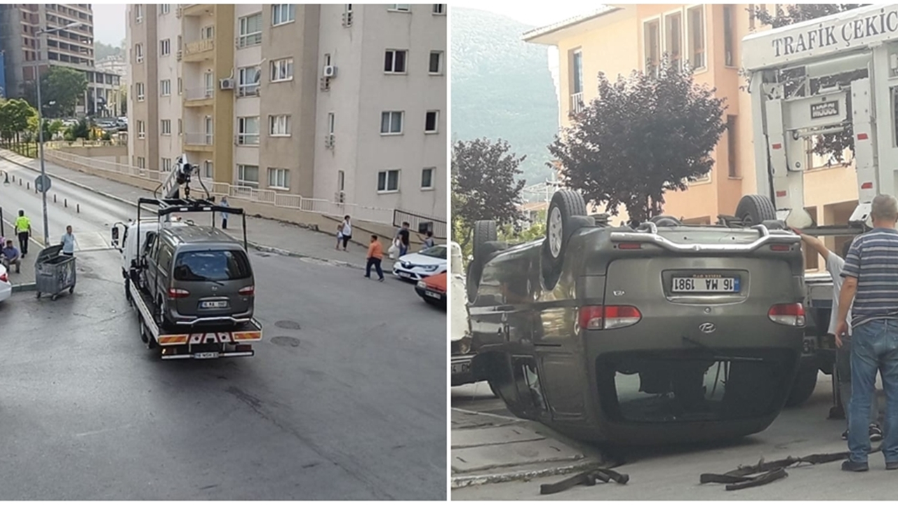 Hatalı park yapan sürücüye kötü sürpriz...