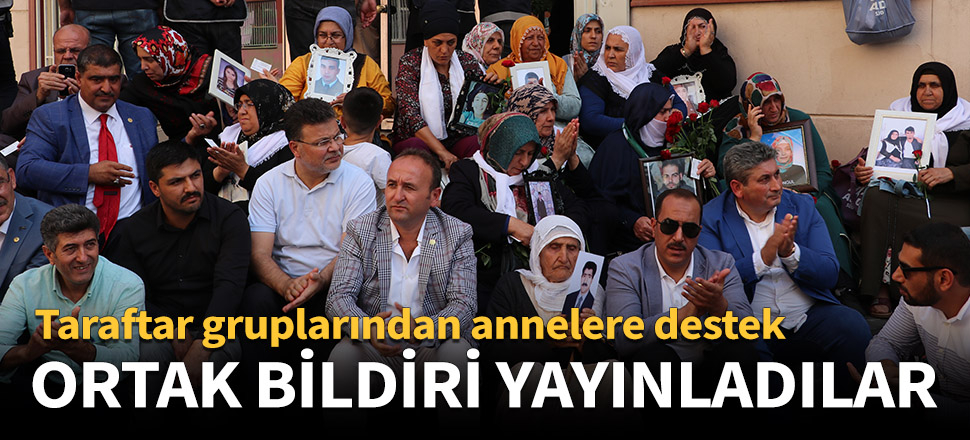 Taraftar gruplarından evlat nöbetine destek!