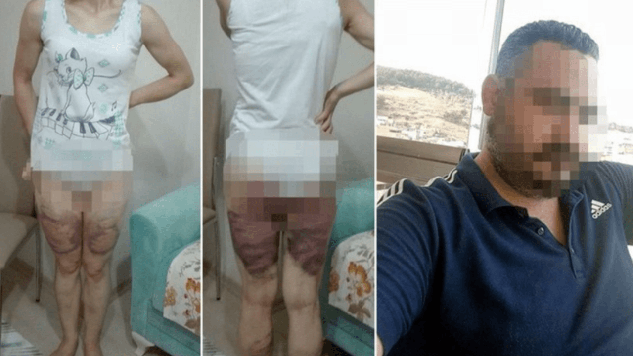 İşkenceci kocaya mahkeme de acımadı!