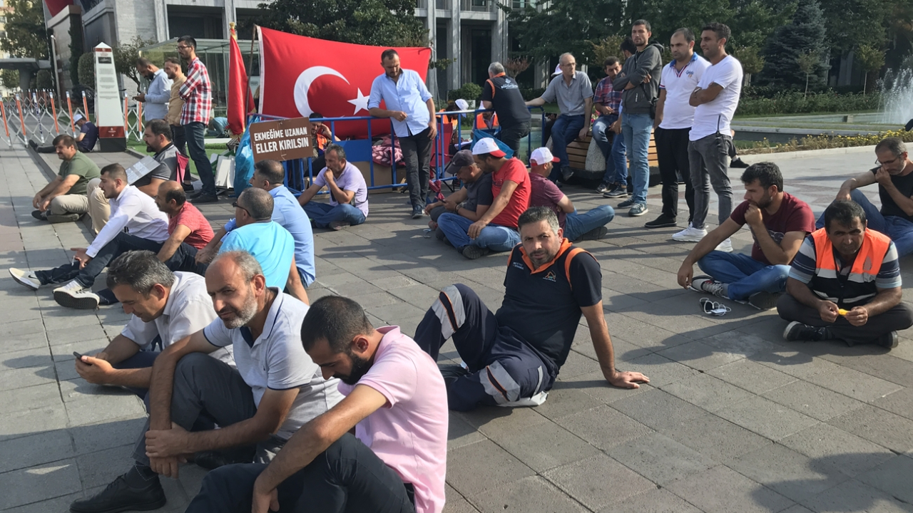 Belediye önündeki eylem 18 gündür sürüyor...