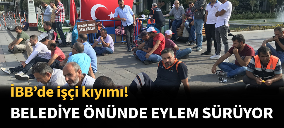 Belediye önündeki eylem 18 gündür sürüyor...