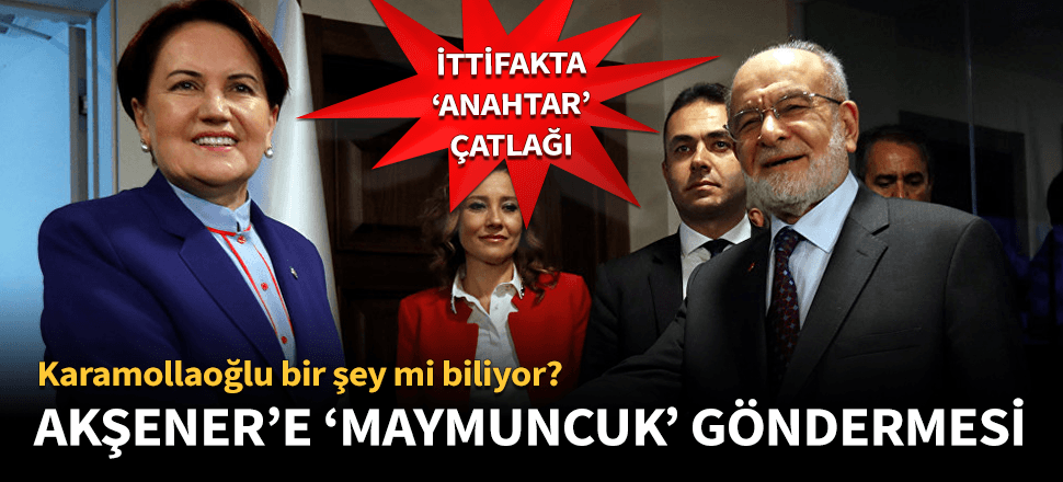 Karamollaoğlu'dan Akşener'e "maymuncuk" göndermesi