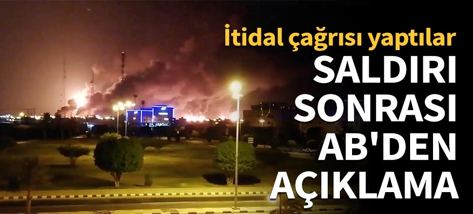 Saldırı sonrası AB'den açıklama