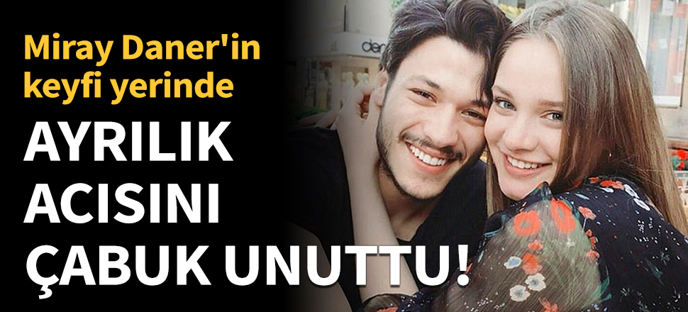 Ayrılık acısını çabuk unuttu!