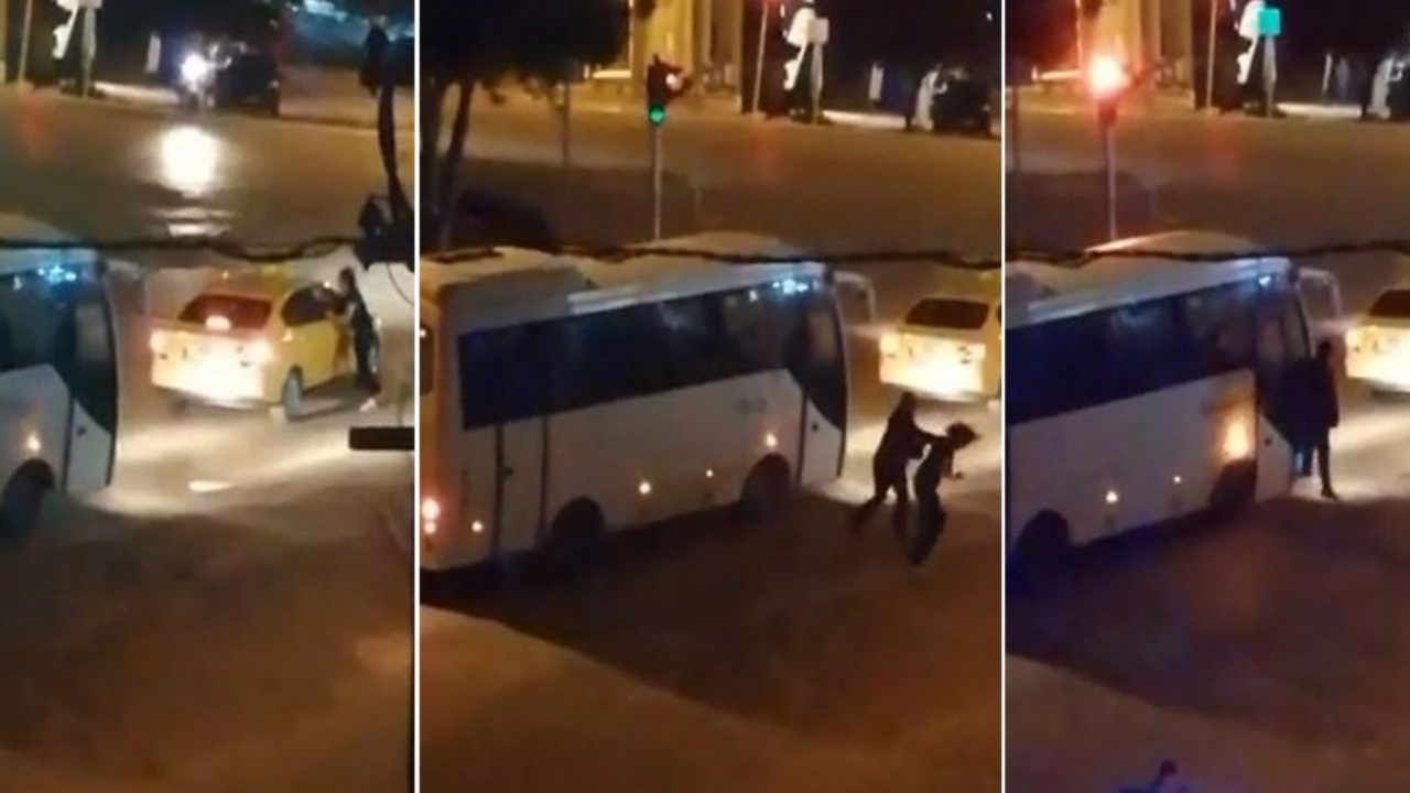 Aynasını kıran kadını tekme tokat dövdü!