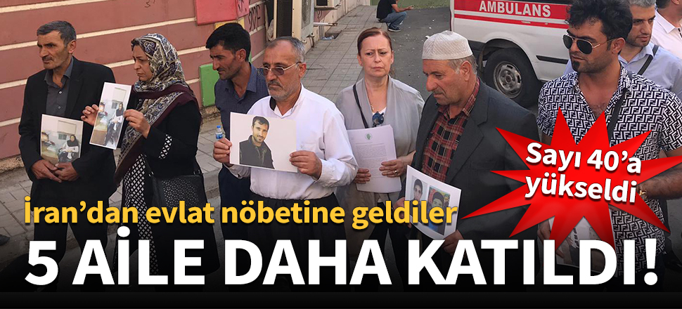 Evlat nöbetinde aile sayısı 40'a yükseldi!