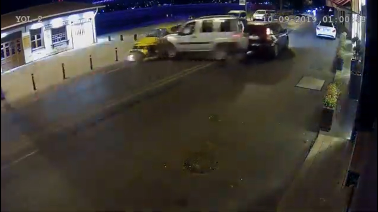 Alkollü sürücü dehşeti kamerada!