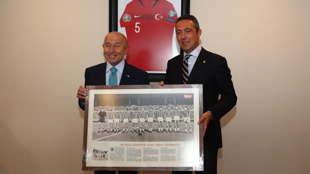 Ali Koç'tan TFF'ye 'hayırlı olsun' ziyareti!