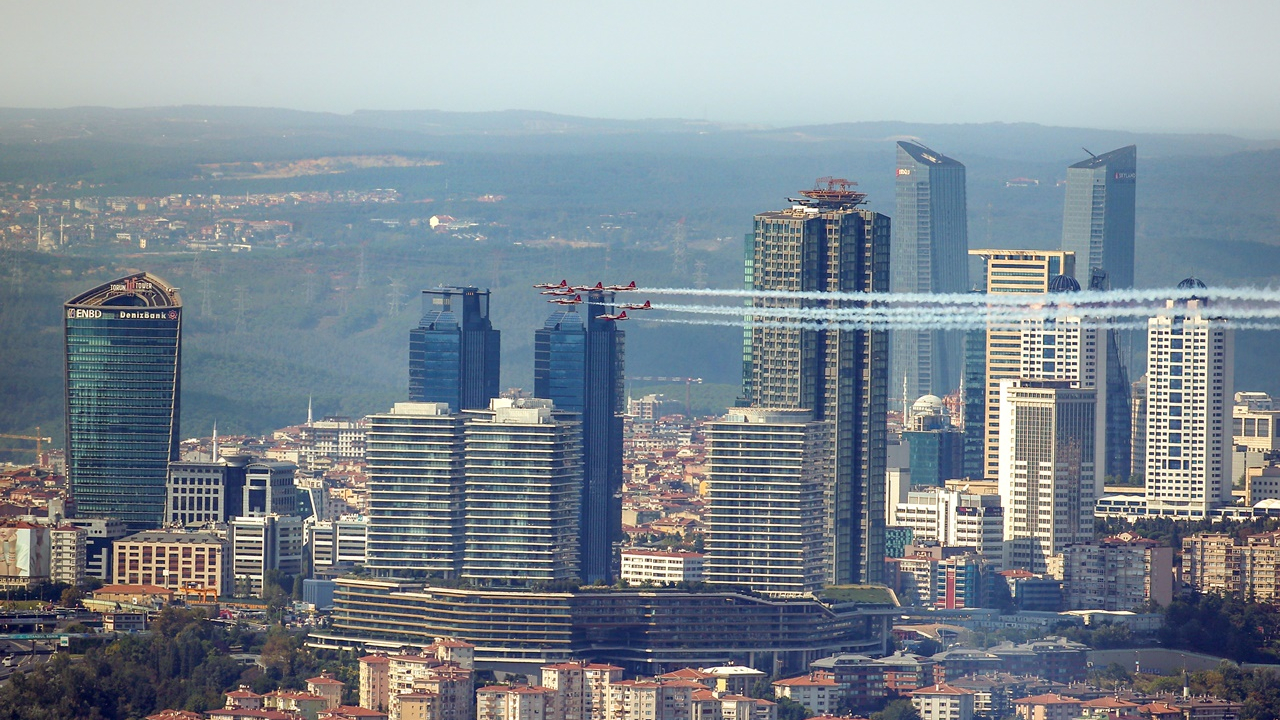 İstanbul Boğazı'nda Türk Yıldızları...