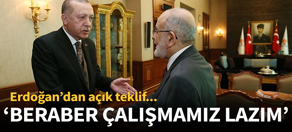 Erdoğan'dan Karamollaoğlu'na açık teklif!