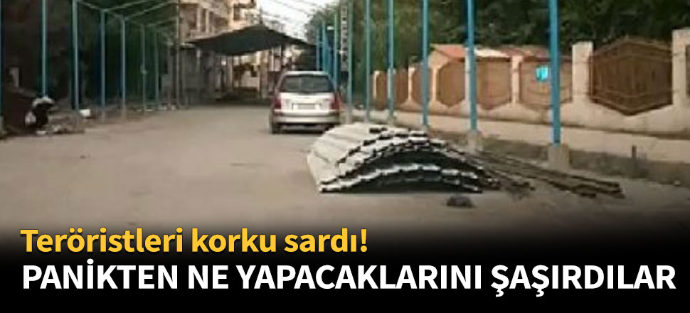 Panikten ne yapacaklarını şaşırdılar