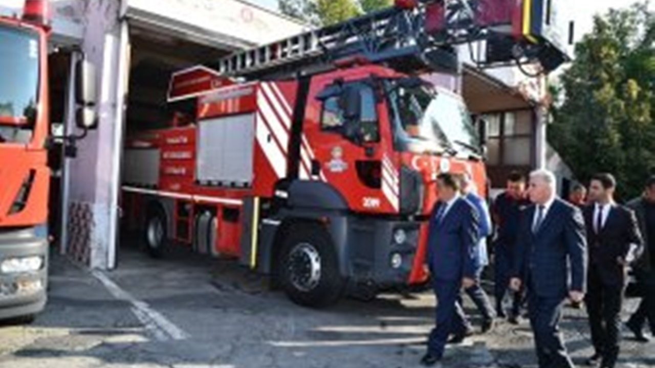 Malatya'da Başkan Selahattin Gürkan, İtfaiye personelleri ile buluştu