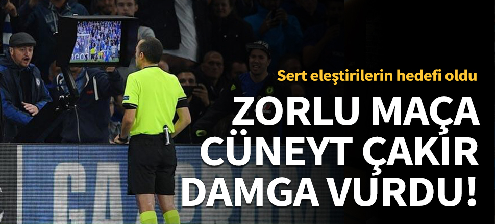 Cüneyt Çakır maça damga vurdu!