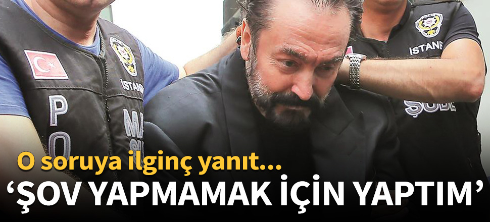 "Şov yapmamak için kaçtım..."