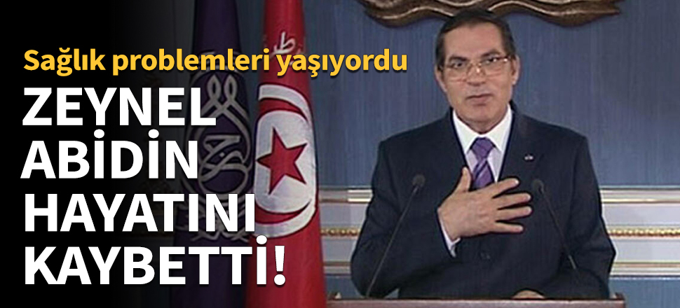 Eski Cumhurbaşkanı Zeynel Abidin hayatını kaybetti