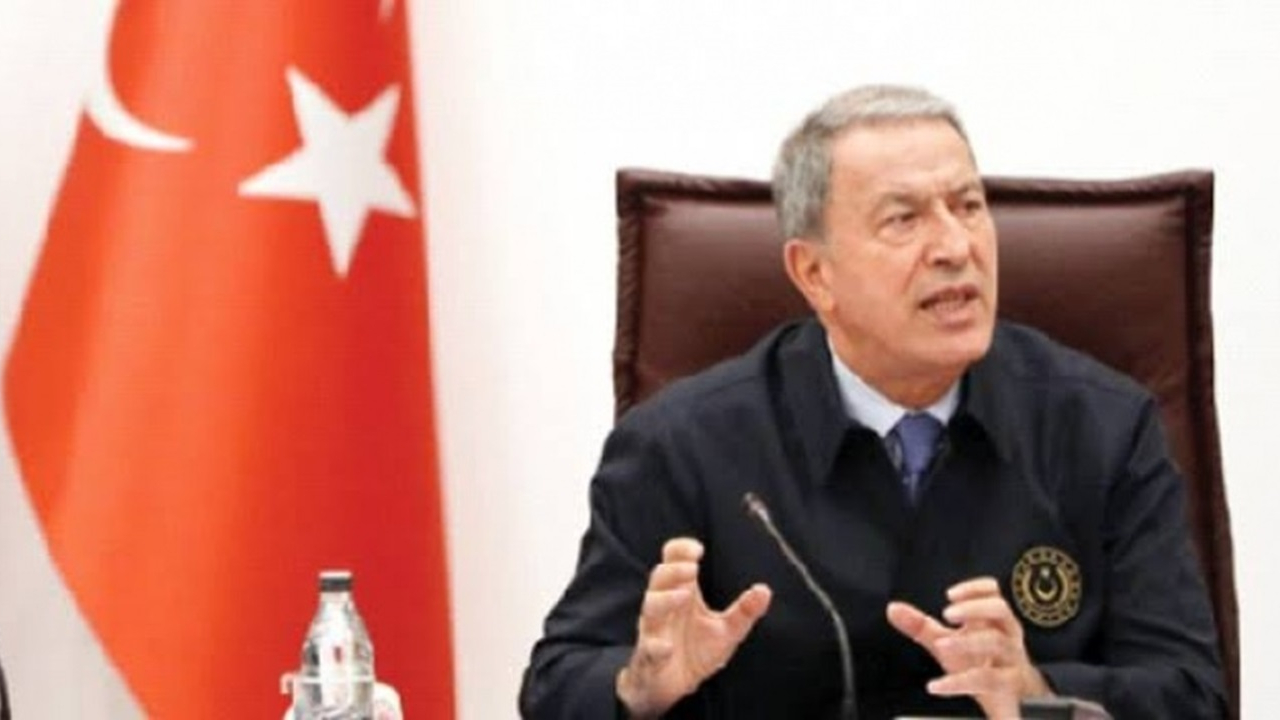 Ankara'da Milli Savunma Bakanı Hulusi Akar: "Sınır boyunca üs kuruyoruz"